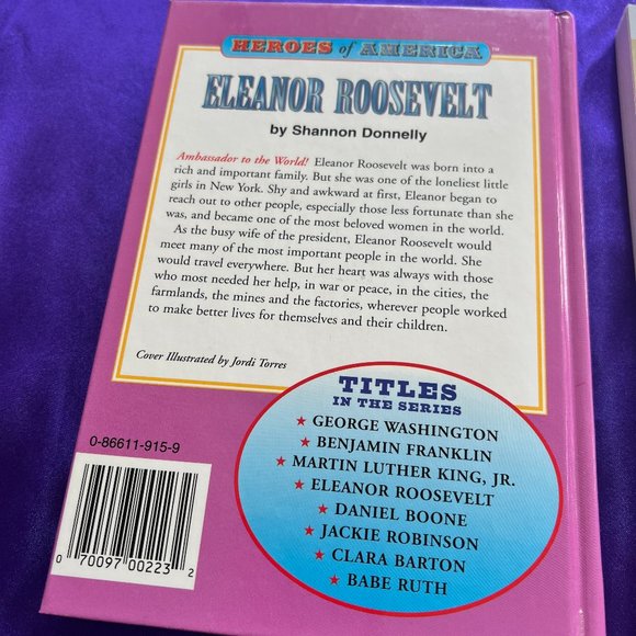 📌Sterling Point Books: Teddy Roosevelt Eleanor Roosevelt (Heroes of America) - Picture 5 of 12
